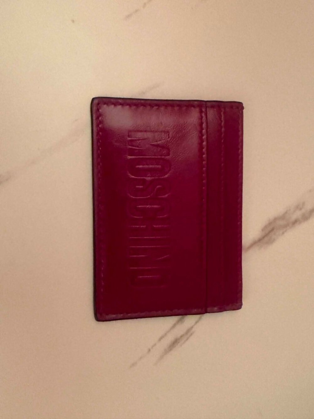 Moschino Card Case Magenta - Picture 2 of 5